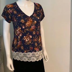 Floral Lacey Blouse